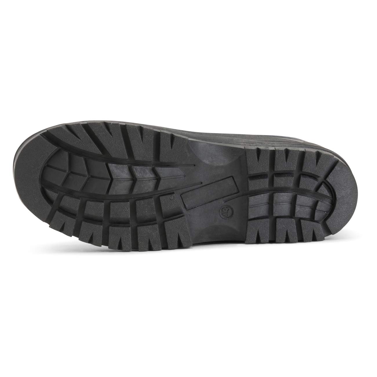 POLAR Mens Muck Lace Up Short Nylon Winter Snow Rain Lace Up Casual Duck Boots - Image 7