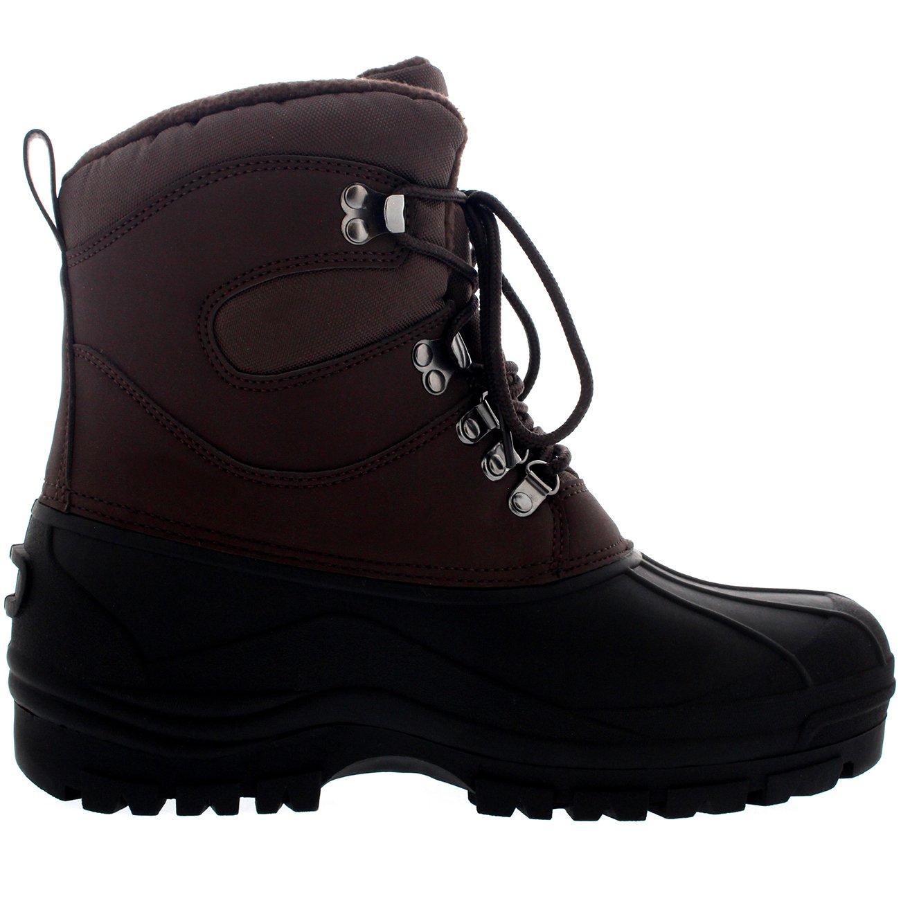 POLAR Mens Snow Waterproof Duck Hiking Bean Hiker Walking Short Ankle Boots - Image 4