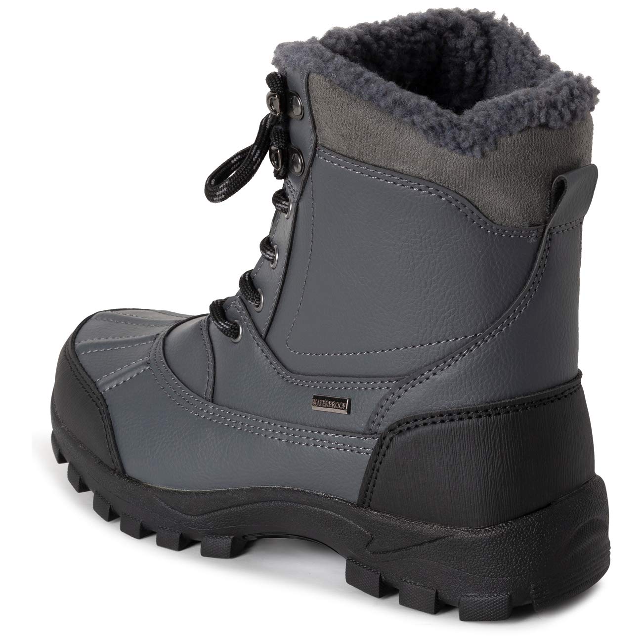 POLAR Mens Thinsulate Fully Lined Waterproof Deep Tread Durable Rubber Shell Thermal Winter Rain Snow Boots - Image 5