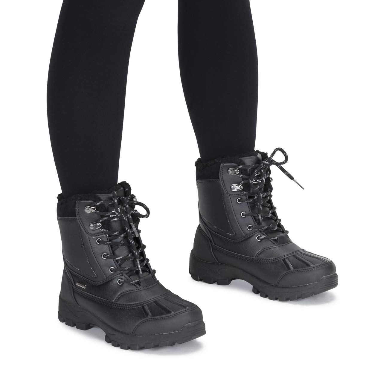 POLAR Mens Thinsulate Fully Lined Waterproof Deep Tread Durable Rubber Shell Thermal Winter Rain Snow Boots - Image 7