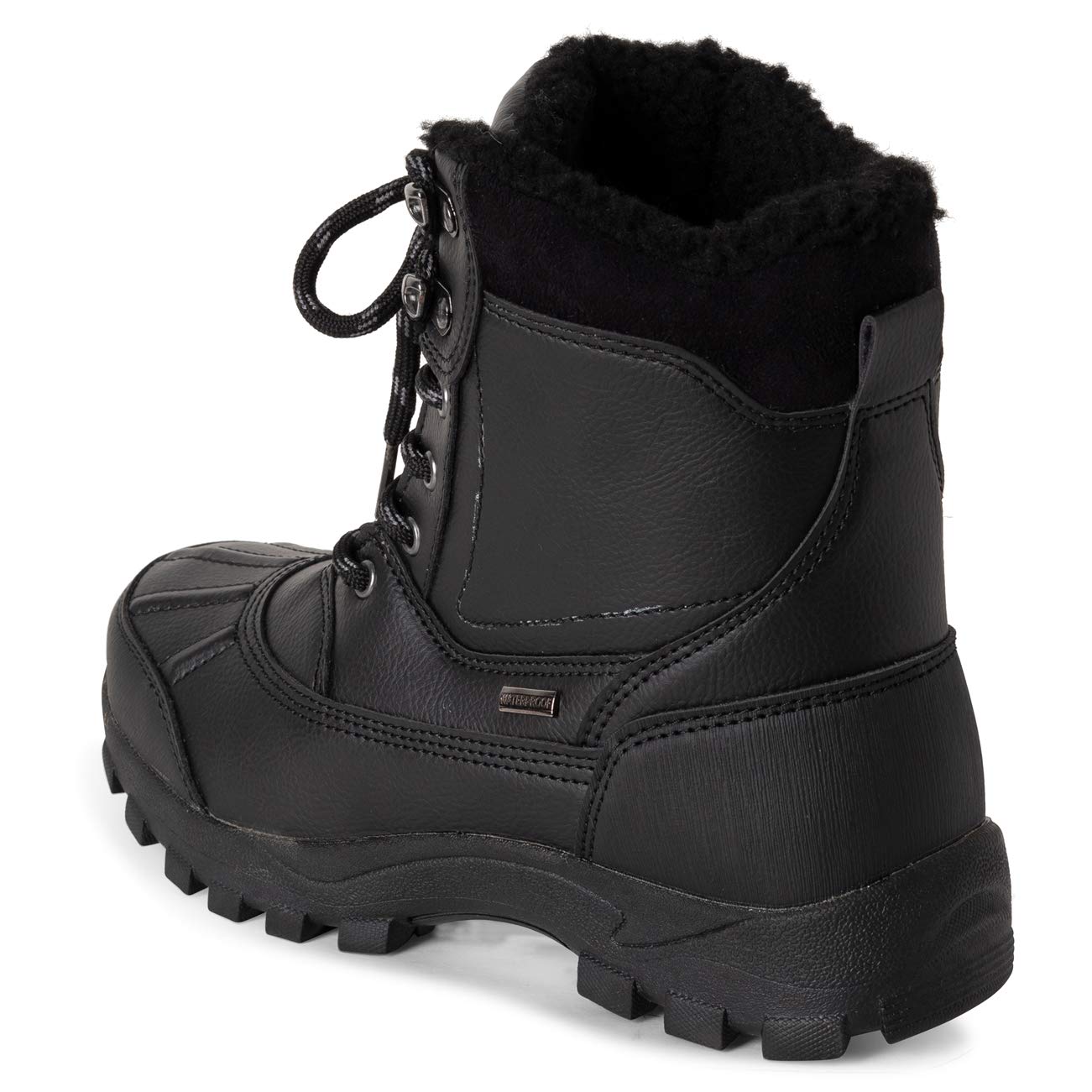 POLAR Mens Thinsulate Fully Lined Waterproof Deep Tread Durable Rubber Shell Thermal Winter Rain Snow Boots - Image 5
