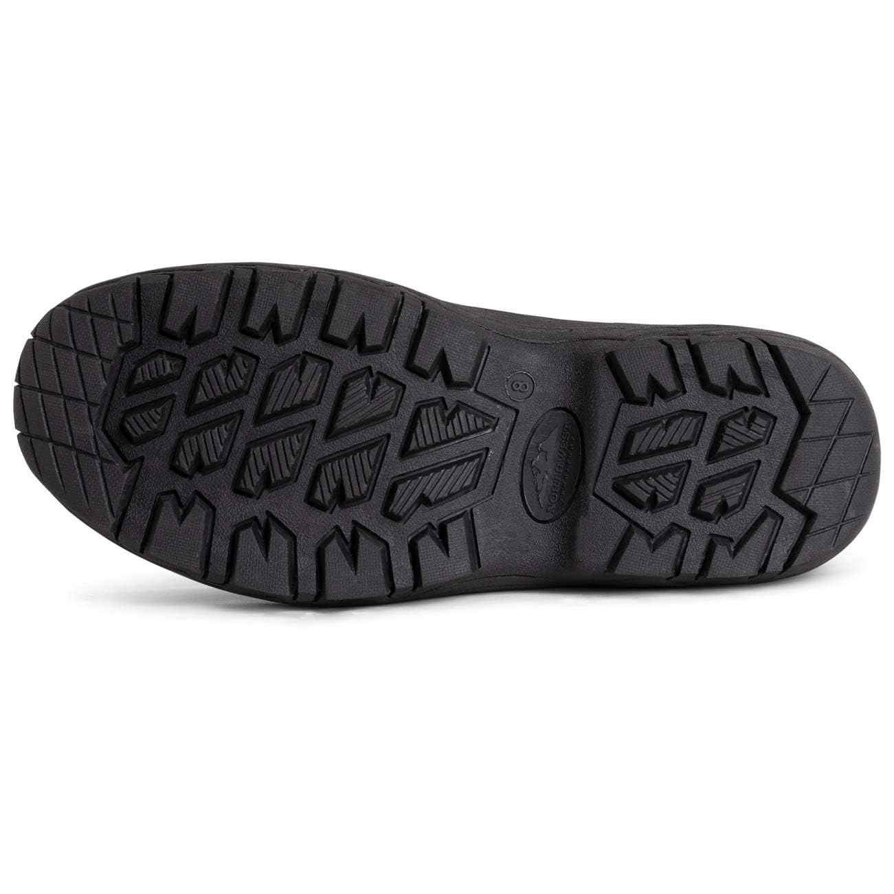 POLAR Mens Waterproof Outsole Deep Tread Fully Faux Fur Lined Winter Durable Snow Boots - Image 4