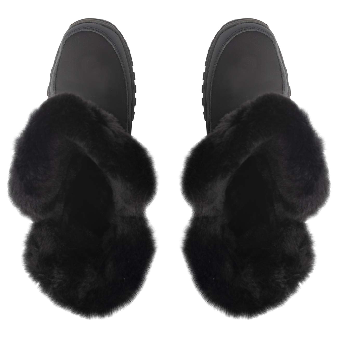 POLAR Womens Memory Foam Twin Zip Opening Pull On Nylon Waterproof Thick Faux Fur Lined Winter Rain Snow Boots - Image 6