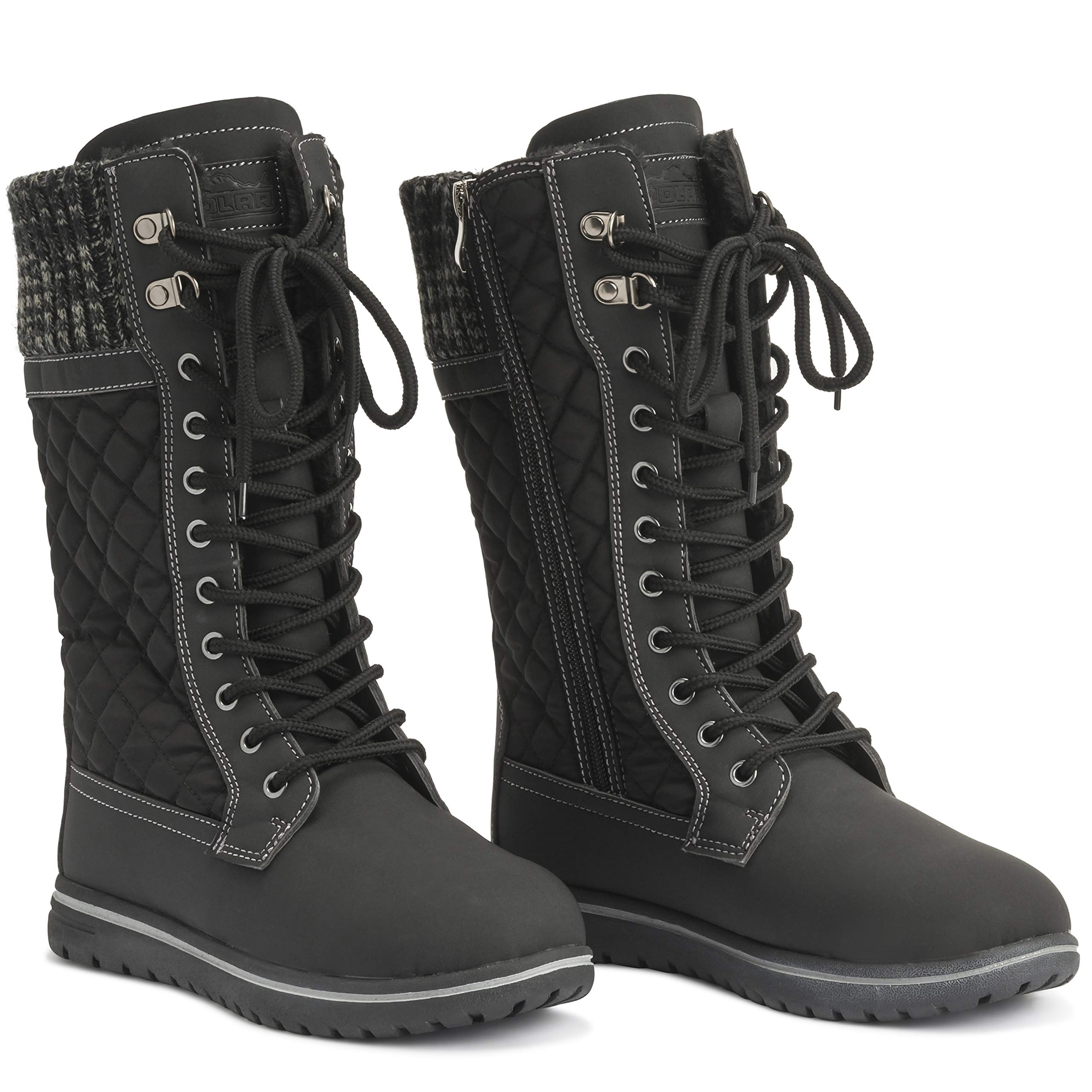 POLAR Womens Rain Thermal Warm Snow Winter Knee High Waterproof Boots - Image 6