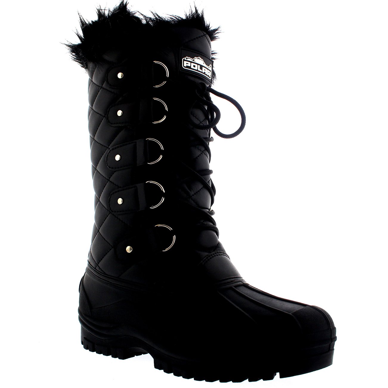 POLAR Womens Waterproof Tactical Mountain Walking Snow Knee Boots - Image 3