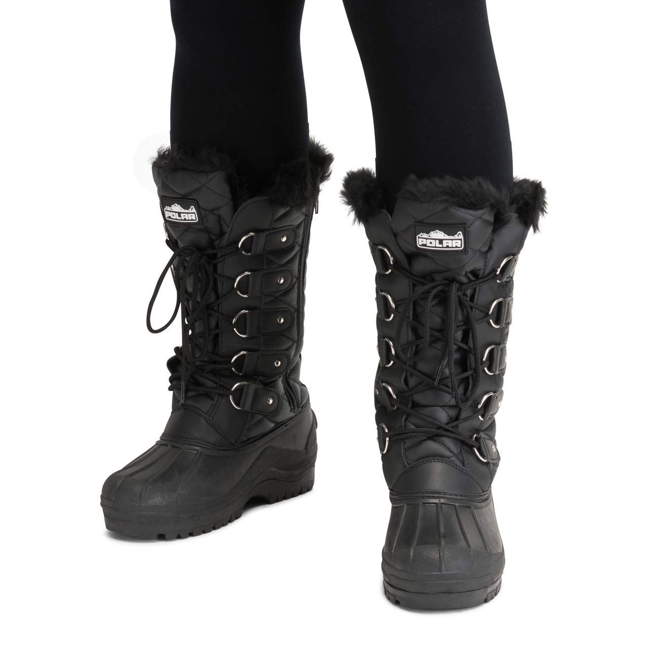 POLAR Womens Waterproof Tactical Mountain Walking Snow Knee Boots - Image 9